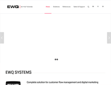 Tablet Screenshot of ewq-systems.com